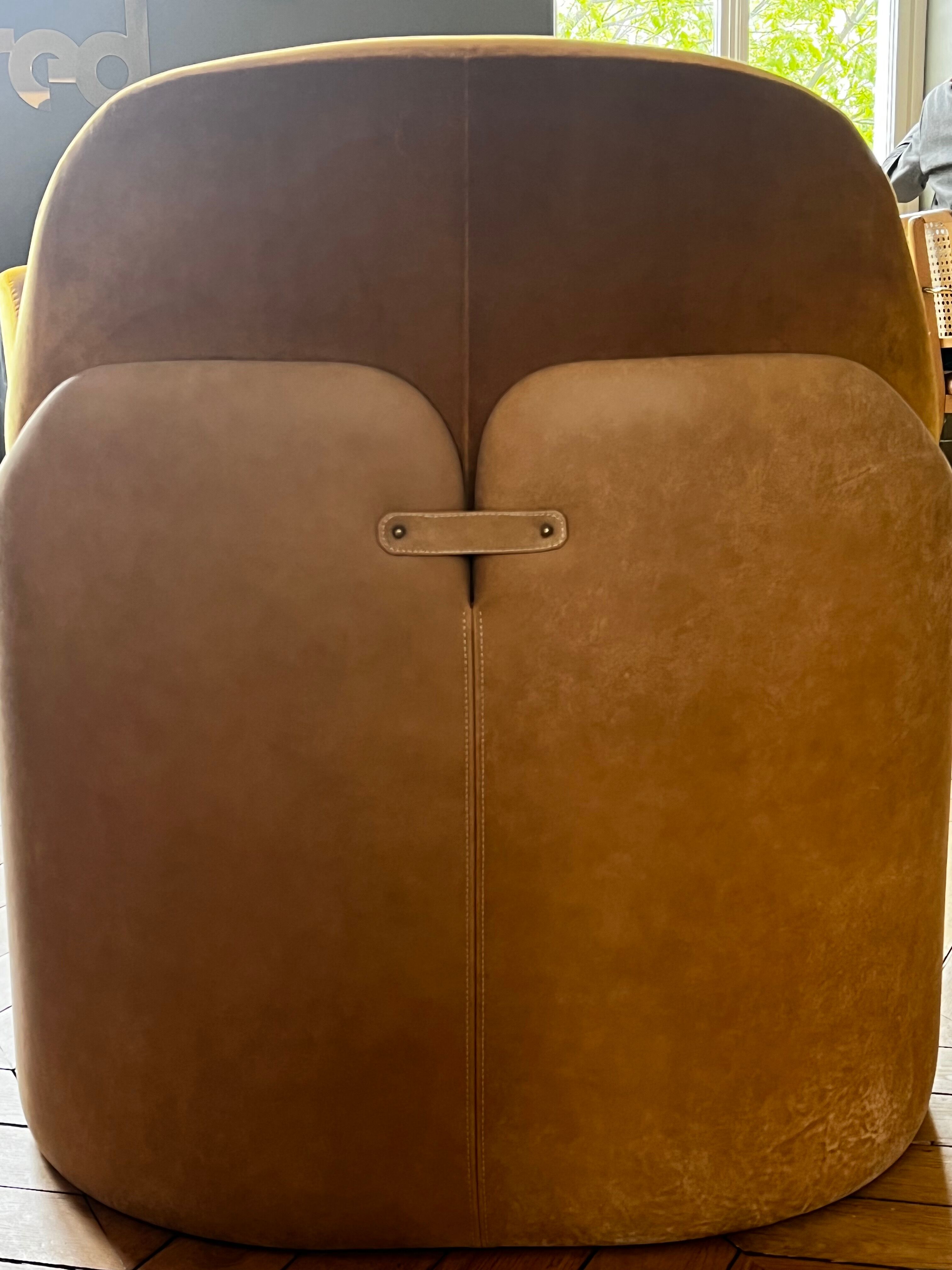 Fauteuil Mathurins velours Chaulnes