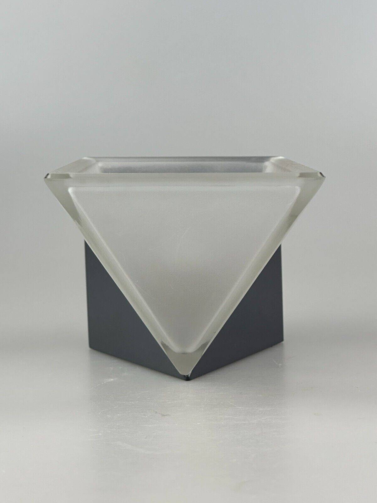 60s 70s Peill & Putzler Cube wall lamp Wall Sconce Ice Glass Space Age