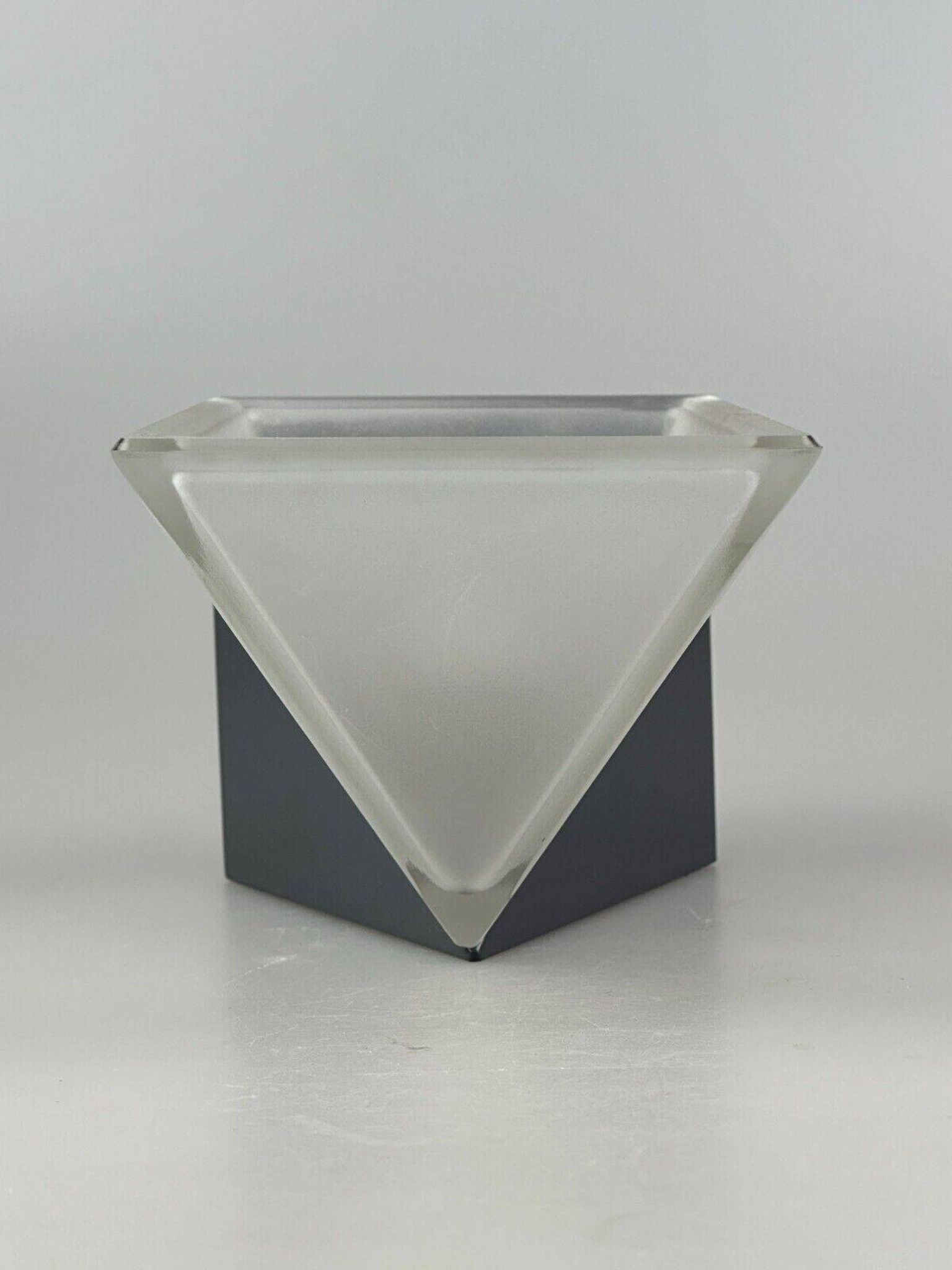 60s 70s Peill & Putzler Cube wall lamp Wall Sconce Ice Glass Space Age
