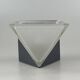 60s 70s Peill & Putzler Cube wall lamp Wall Sconce Ice Glass Space Age