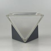 60s 70s Peill & Putzler Cube wall lamp Wall Sconce Ice Glass Space Age