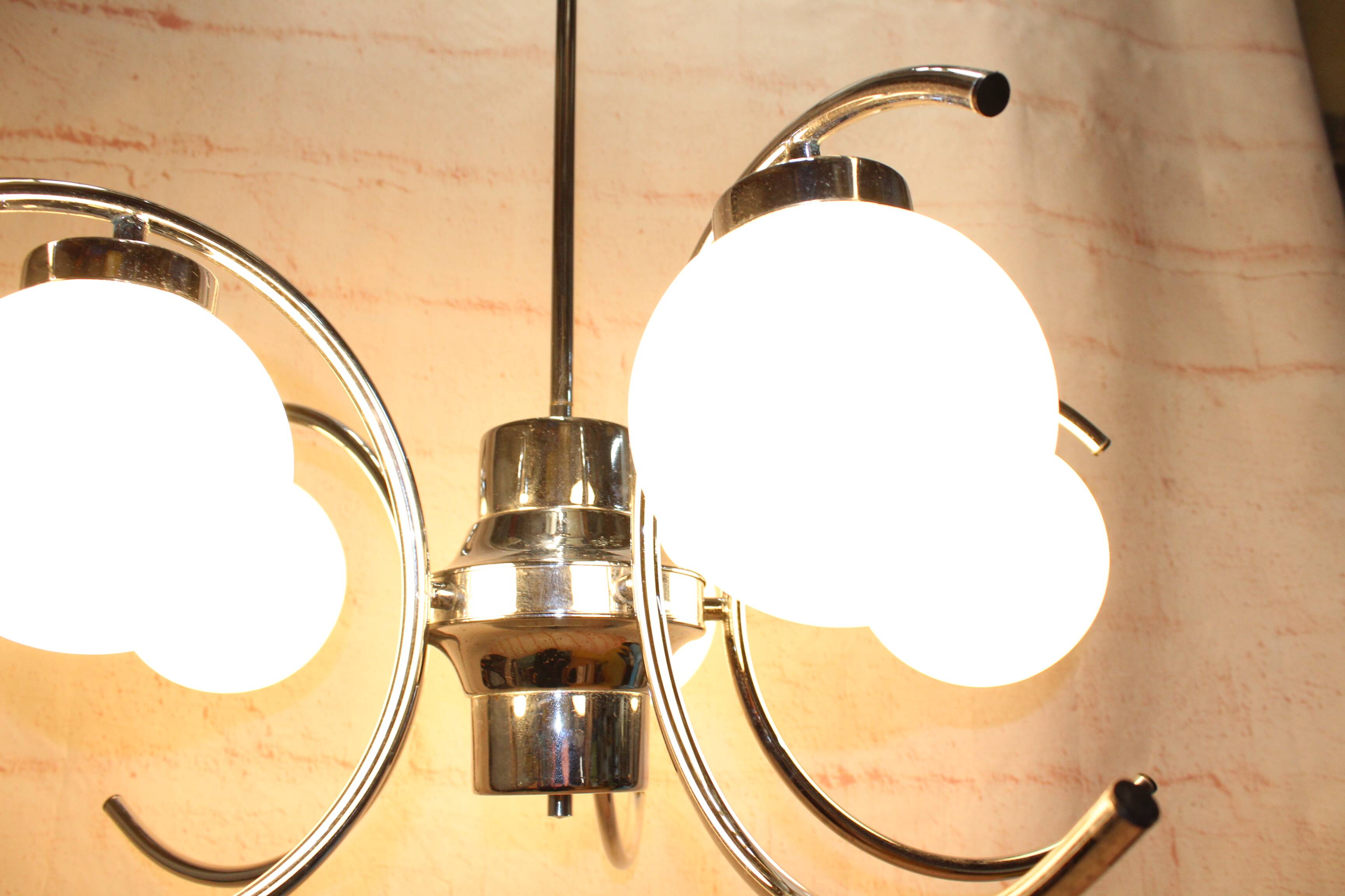 vintage chandelier design 70 space age