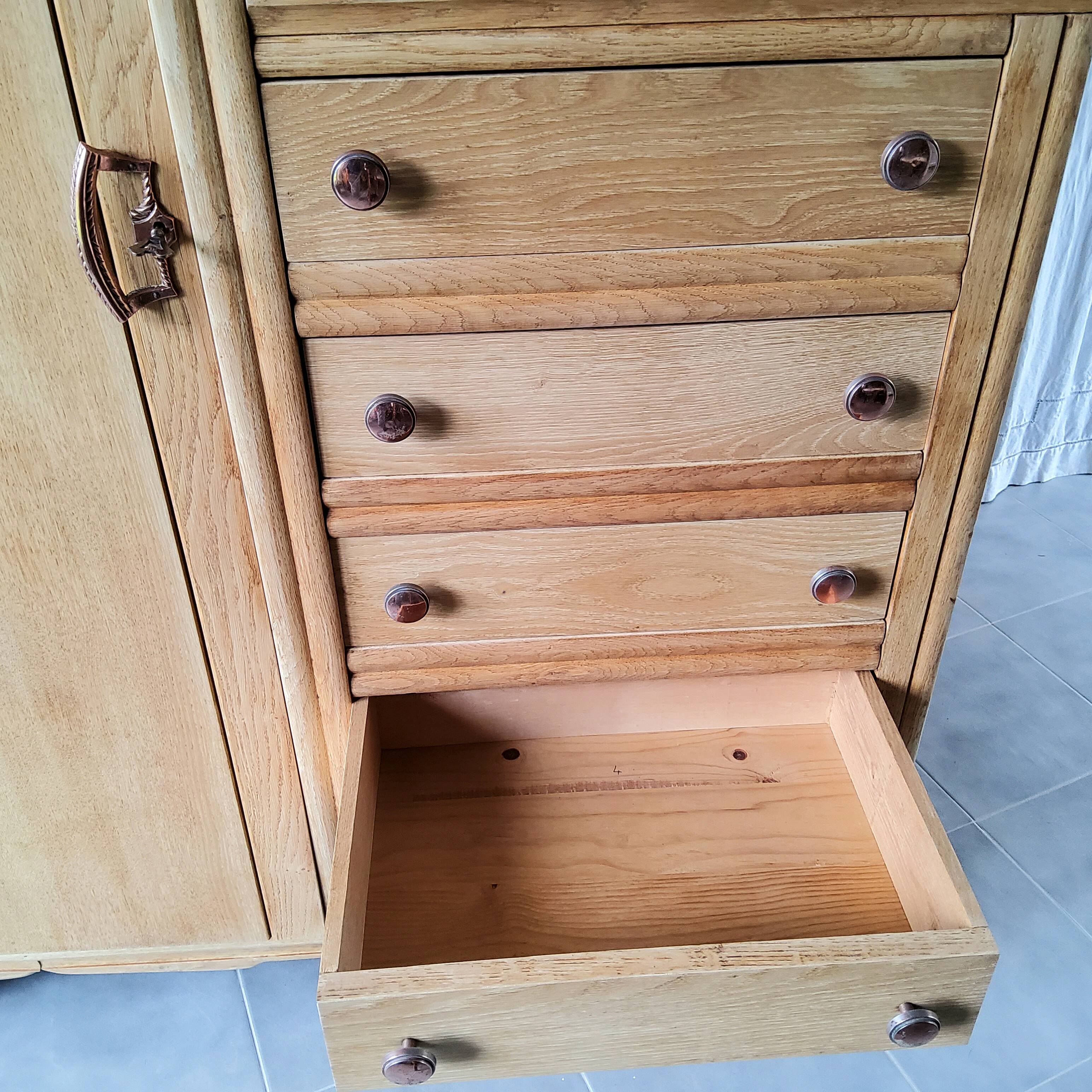 Asymmetrical wardrobe, 50s