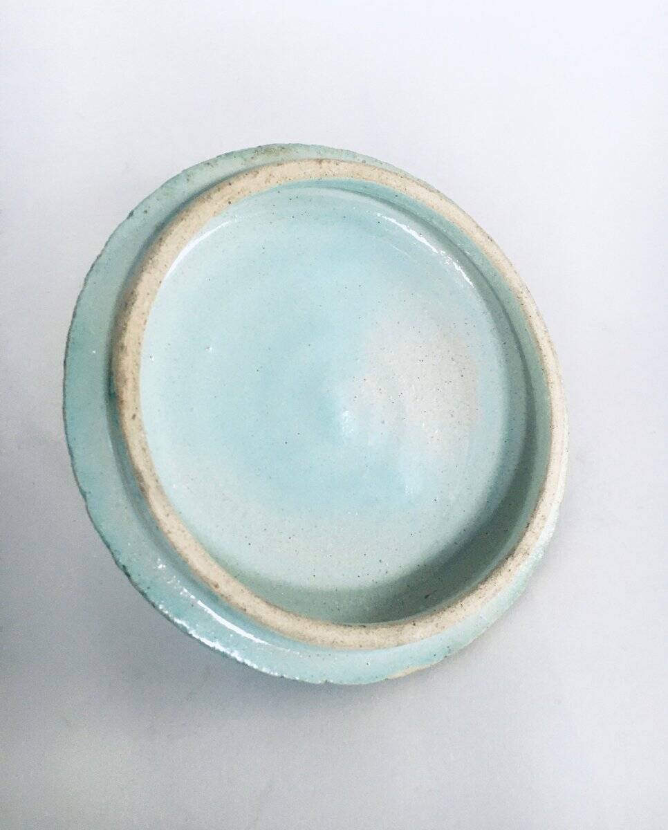 Brutalist Dutch Art Ceramic Pot by Pieter Groeneveldt, Netherlands, 1960s