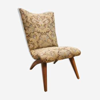 Vintage Dutch design easy lounge chair bG. Van Os