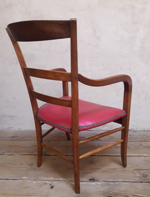 Armchair cherry tree period Restoration XIX °