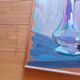 Painting, oil on wood, bouquet of flowers signed Pascal Louvet