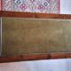 Vintage oak desk – 1970s – Green leather top and 3 drawers