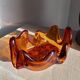 Vide poche verre ambré