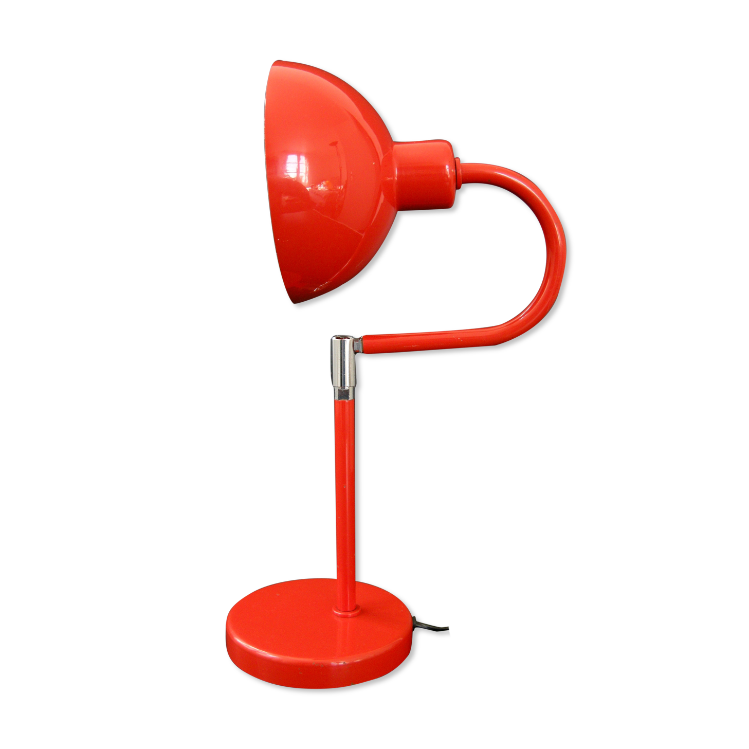 Lampe vintage 1970 métal laqué