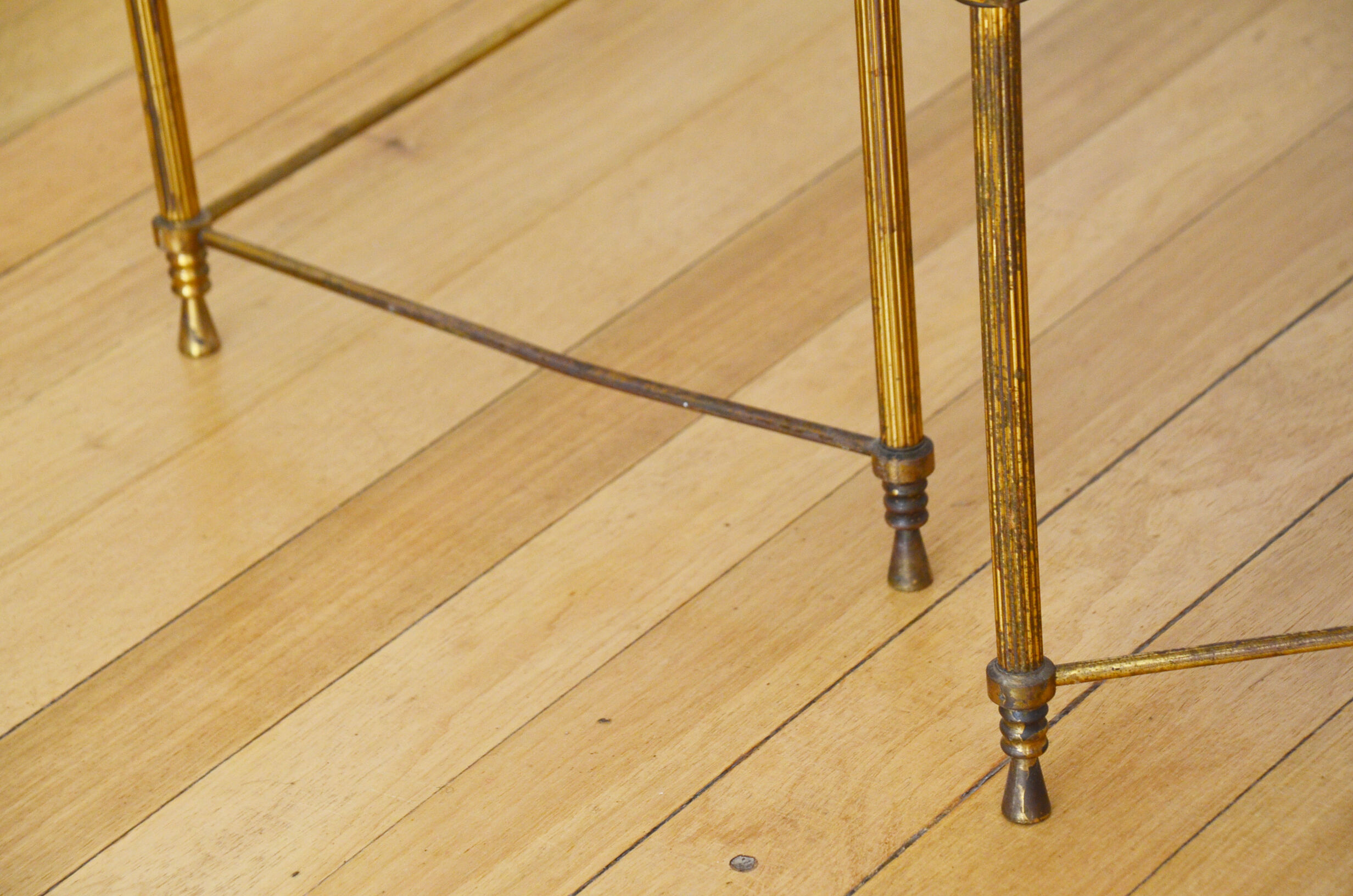 Tables gigognes en marbre vintage