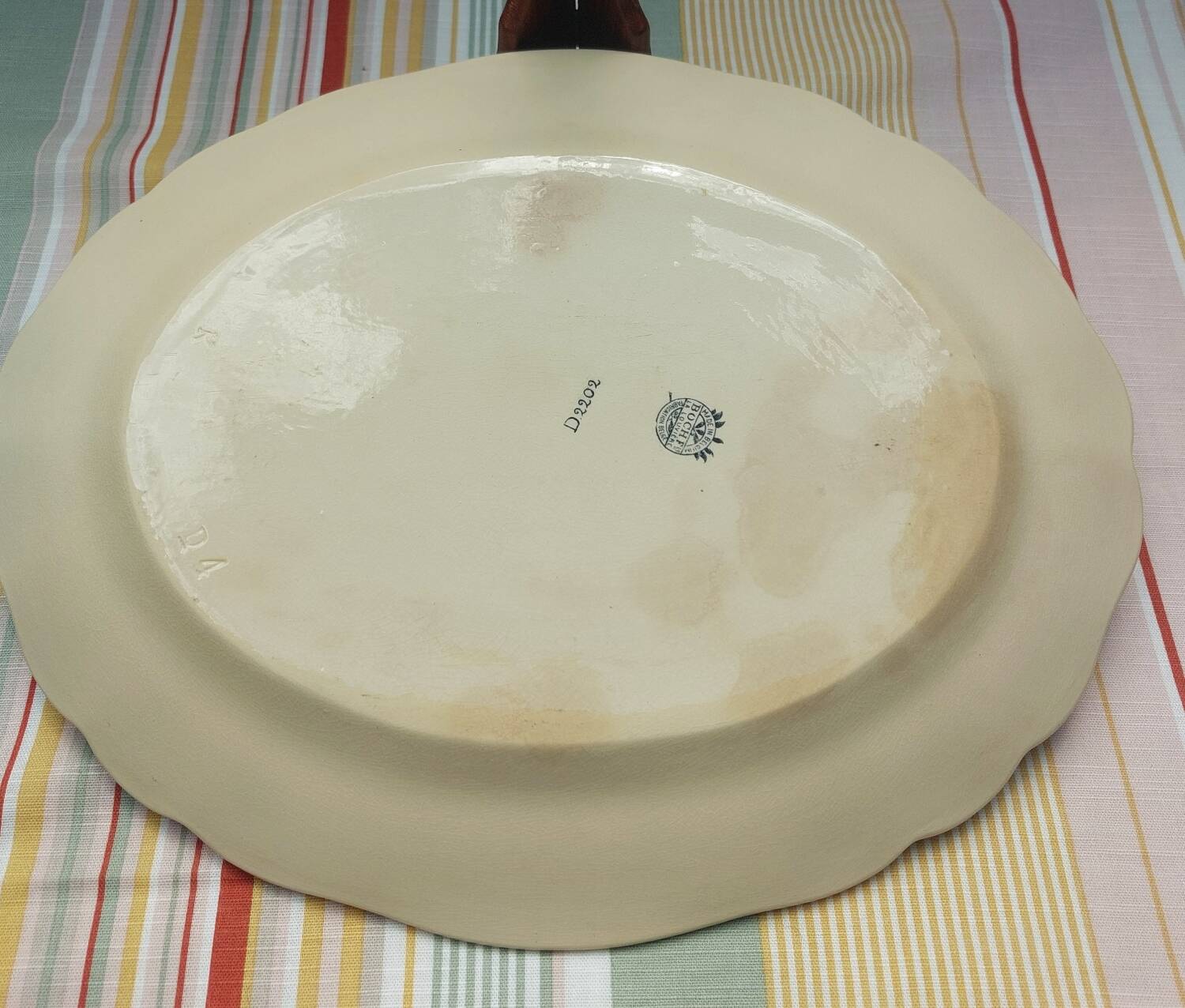 Boch La Louviere D2202 Oval Serving Platter Cornucopia