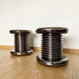 Paire de tabourets Bobbin