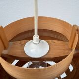 Hans Agne Jakobsson wooden pendant light, 1960s