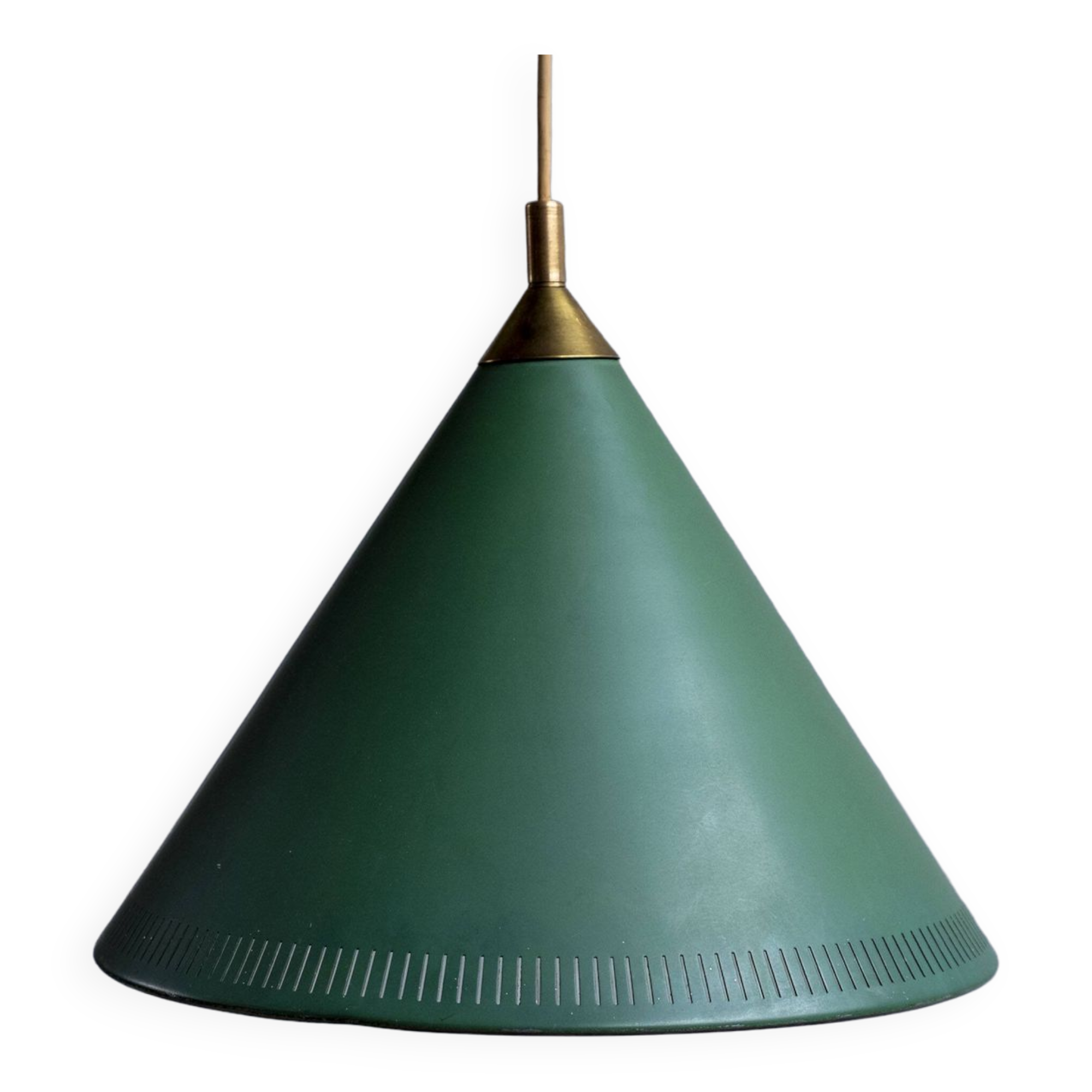 Bent karlby kegle pendant lamp, lyfa 1960s denmark