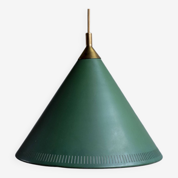 Bent karlby kegle pendant lamp, lyfa 1960s denmark