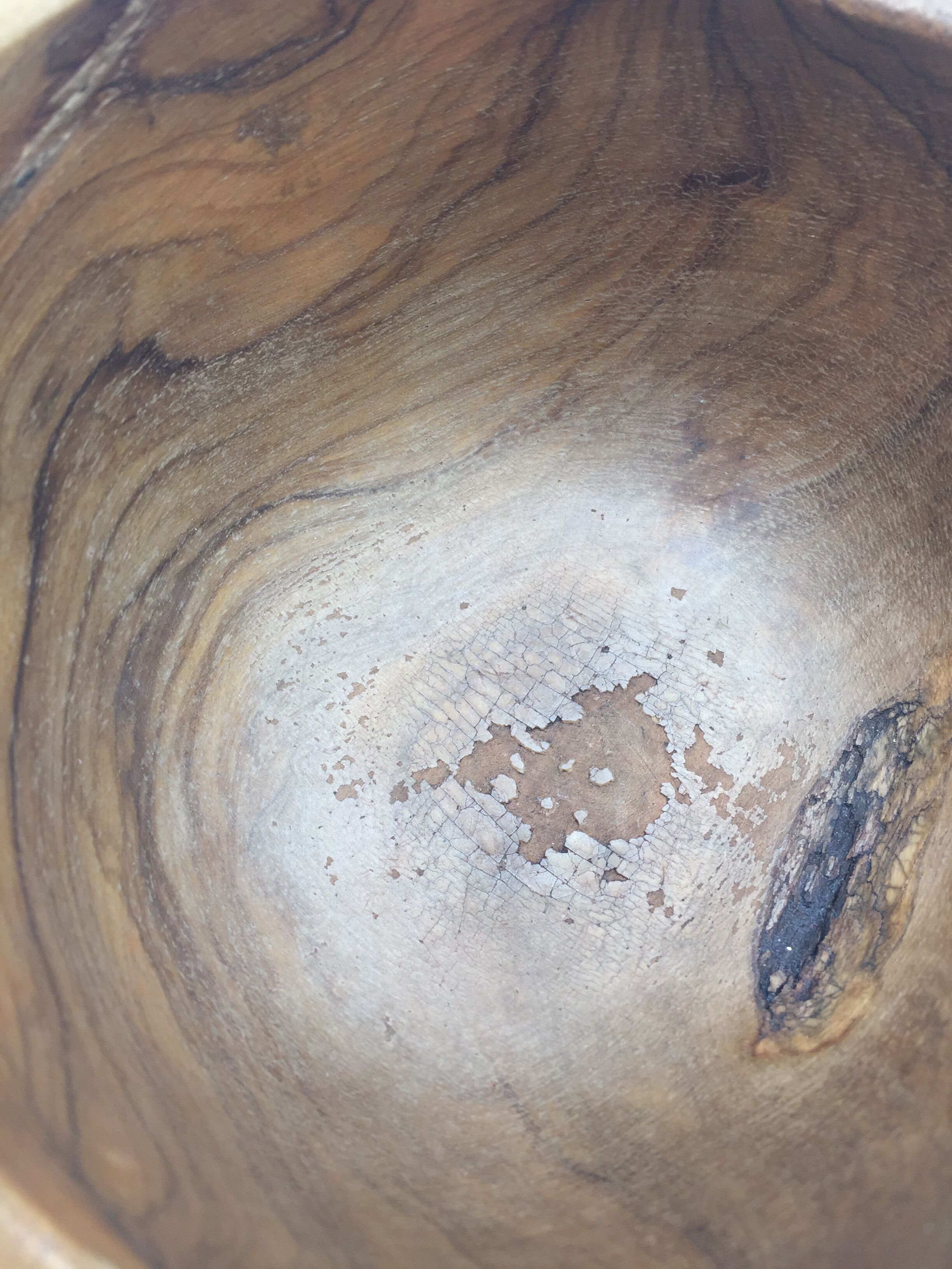 Empty olive pocket by Jean Paul Bain for vallauris