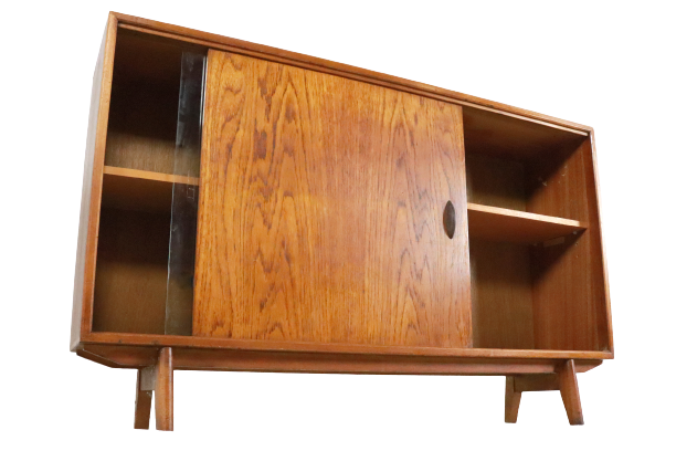 Buffet vitrine vintage anglais