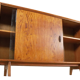 Buffet vitrine vintage anglais