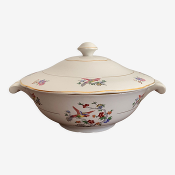 Soupière vintage en porcelaine Luneville