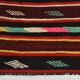 5x9 Wine Red Vintage Kilim Area Rug, 143x275Cm