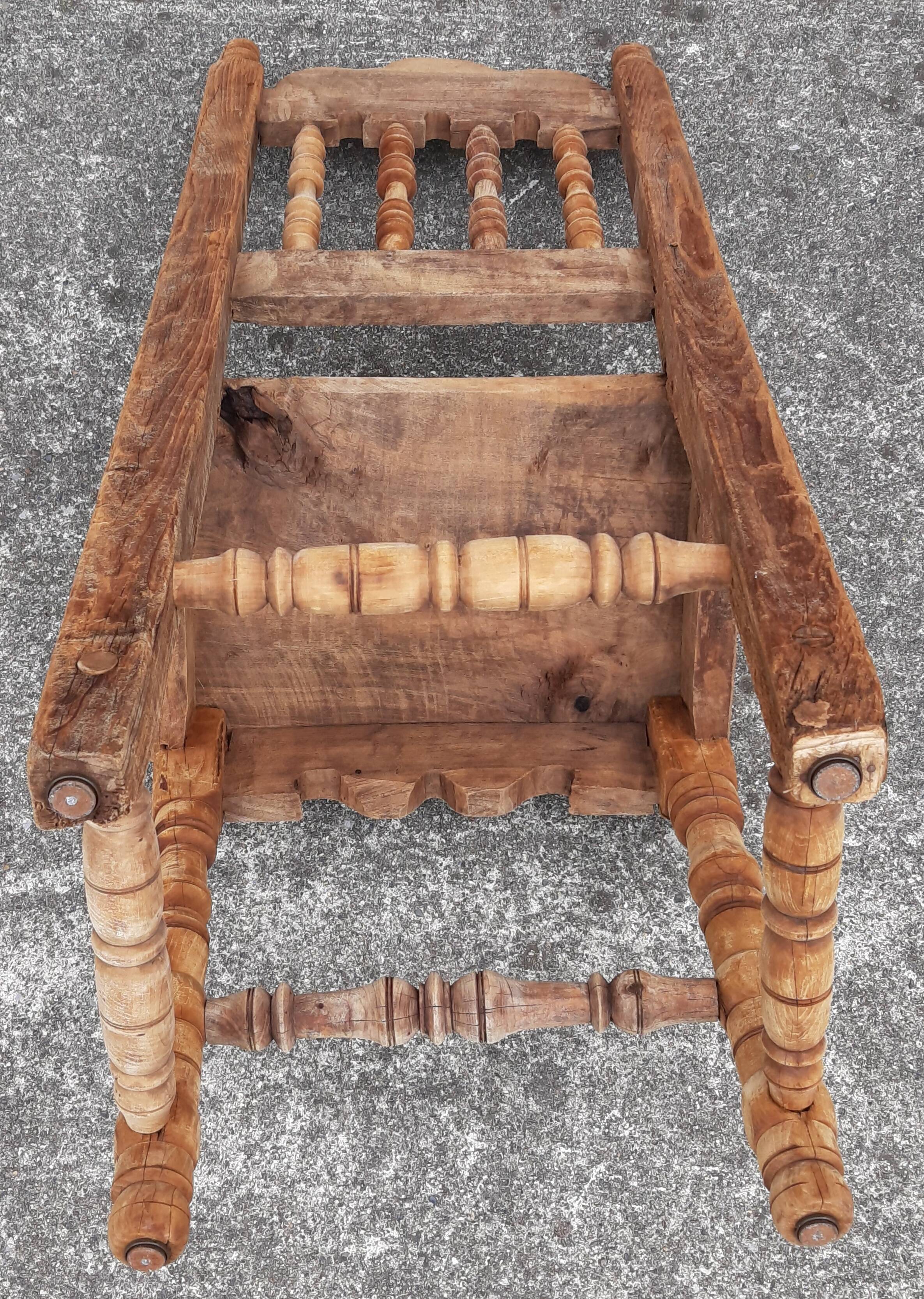 Antique wooden chair.
