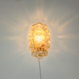 Bubble glass wall light by helena tynell for limburg, germany, 1960s