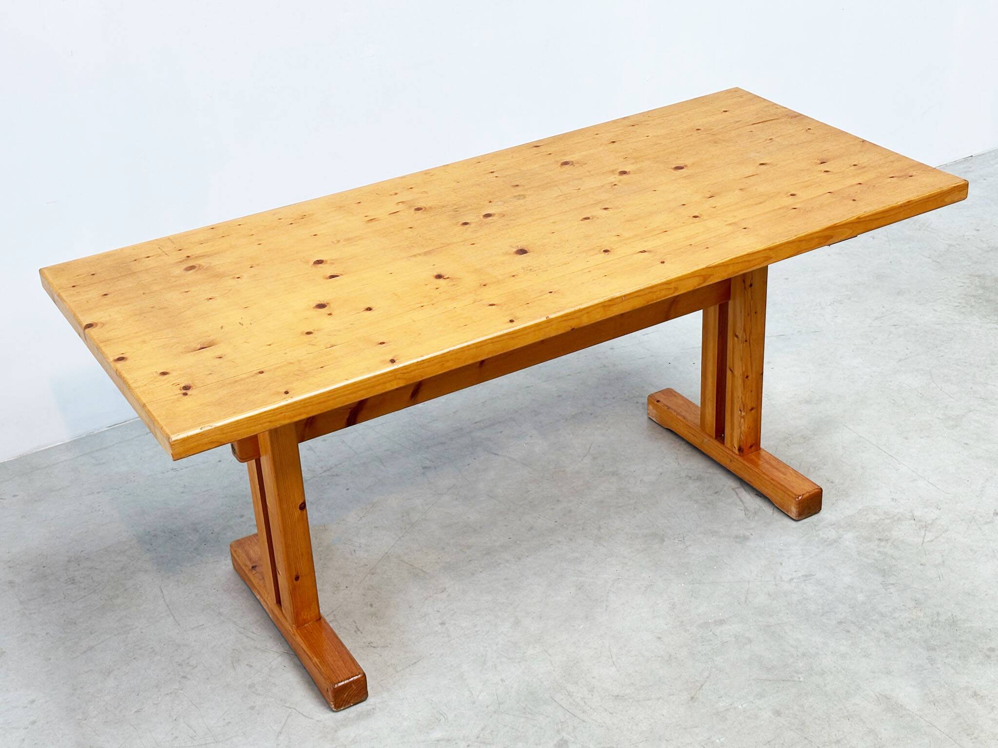 Les Arcs Dining table or desk by Charlotte Perriand