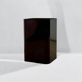 Iconic Kartell 4672 Dark Brown Plastic Paper Basket - Ufficio Tecnico Design