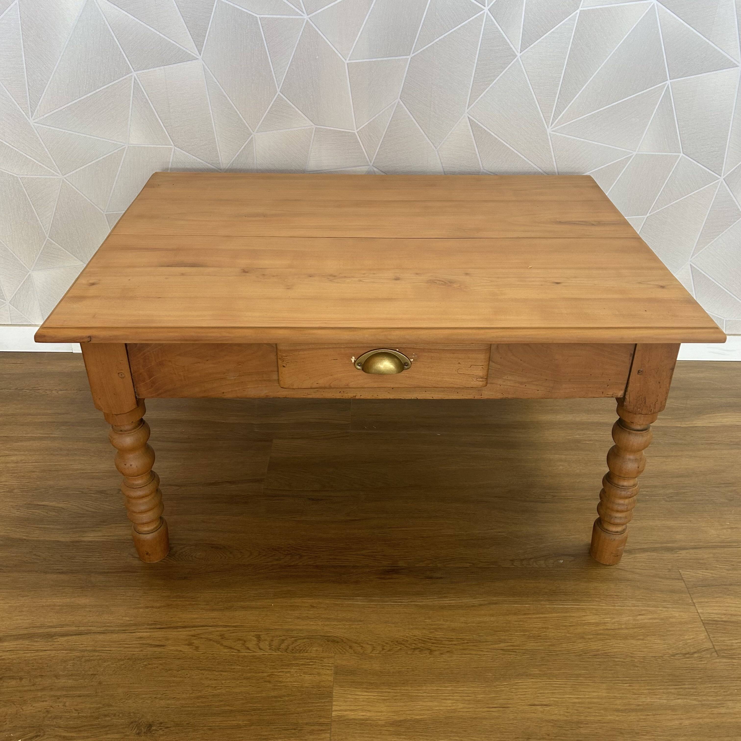 Farmhouse coffee table stripped and airbrushed