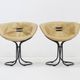Set of 4 Pan Am dining chairs by Gastone Rinaldi for Rima Italy 1970s