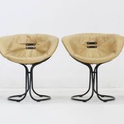 Set of 4 Pan Am dining chairs by Gastone Rinaldi for Rima Italy 1970s