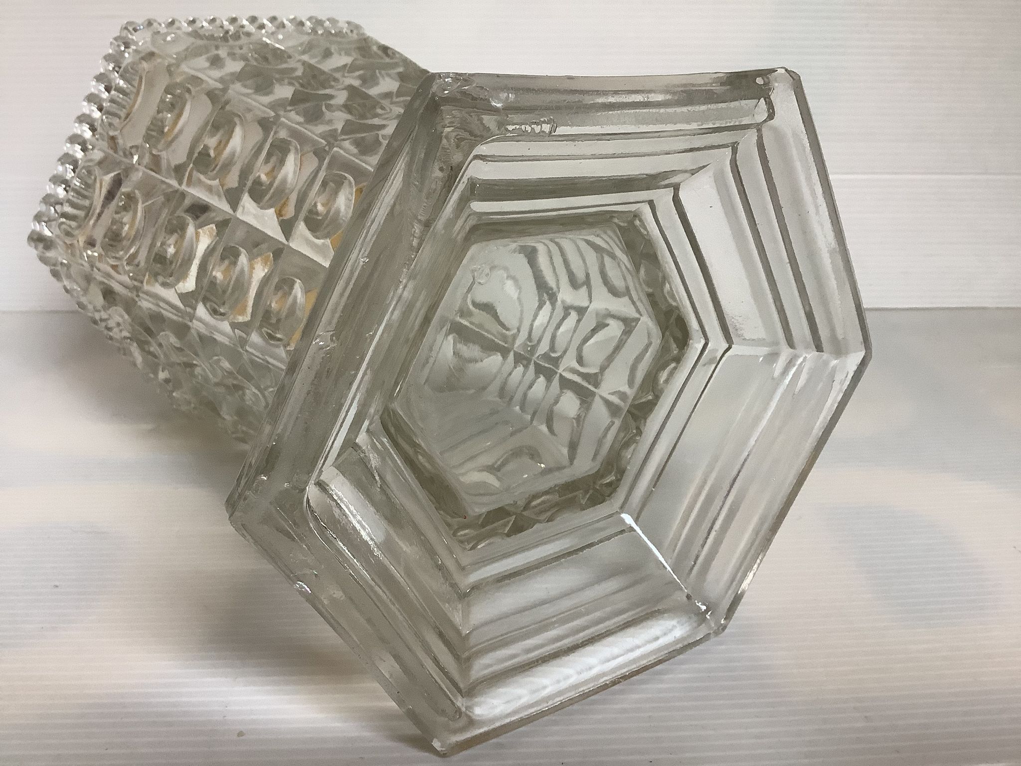 Vase bubble ronds forme hexagone
