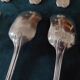 Christofle silver-plated hors d'oeuvre or dessert spoons with Bala hallmark