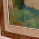 Oil on panel "Landscape" by Karl Abel