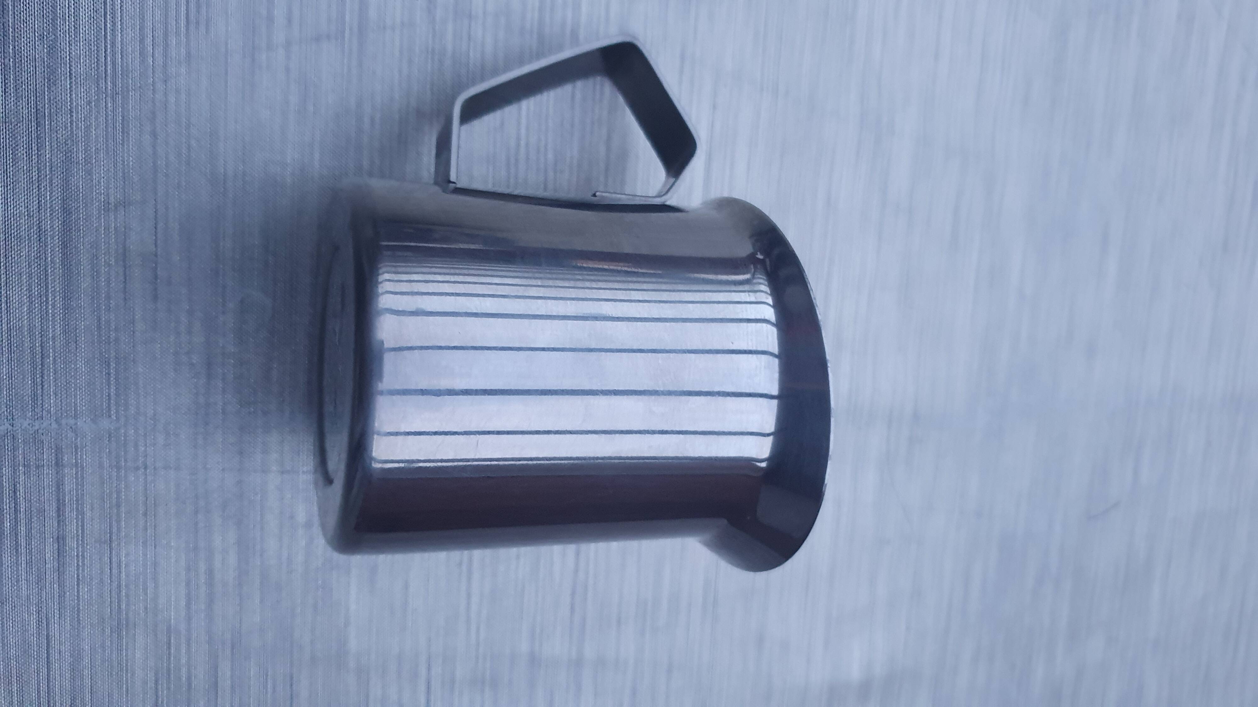 Vintage stainless steel sugar bowl