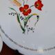 Serving dish and 4 dessert plates Sarreguemines
