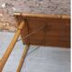 Folding table in bamboo