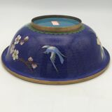 Cloisonné enamel cup with floral decoration