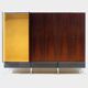 Grande armoire vintage moderne du milieu du siècle à 6 portes en palissandre et frêne, années 1960