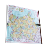 Affiche plastifiée France routière départementale