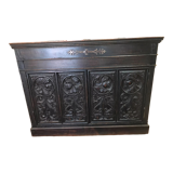Low gothic style buffet epoque louis xiii
