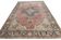Tapis persan vintage décoratif pastel aux tons terracotta, 238x357 cm