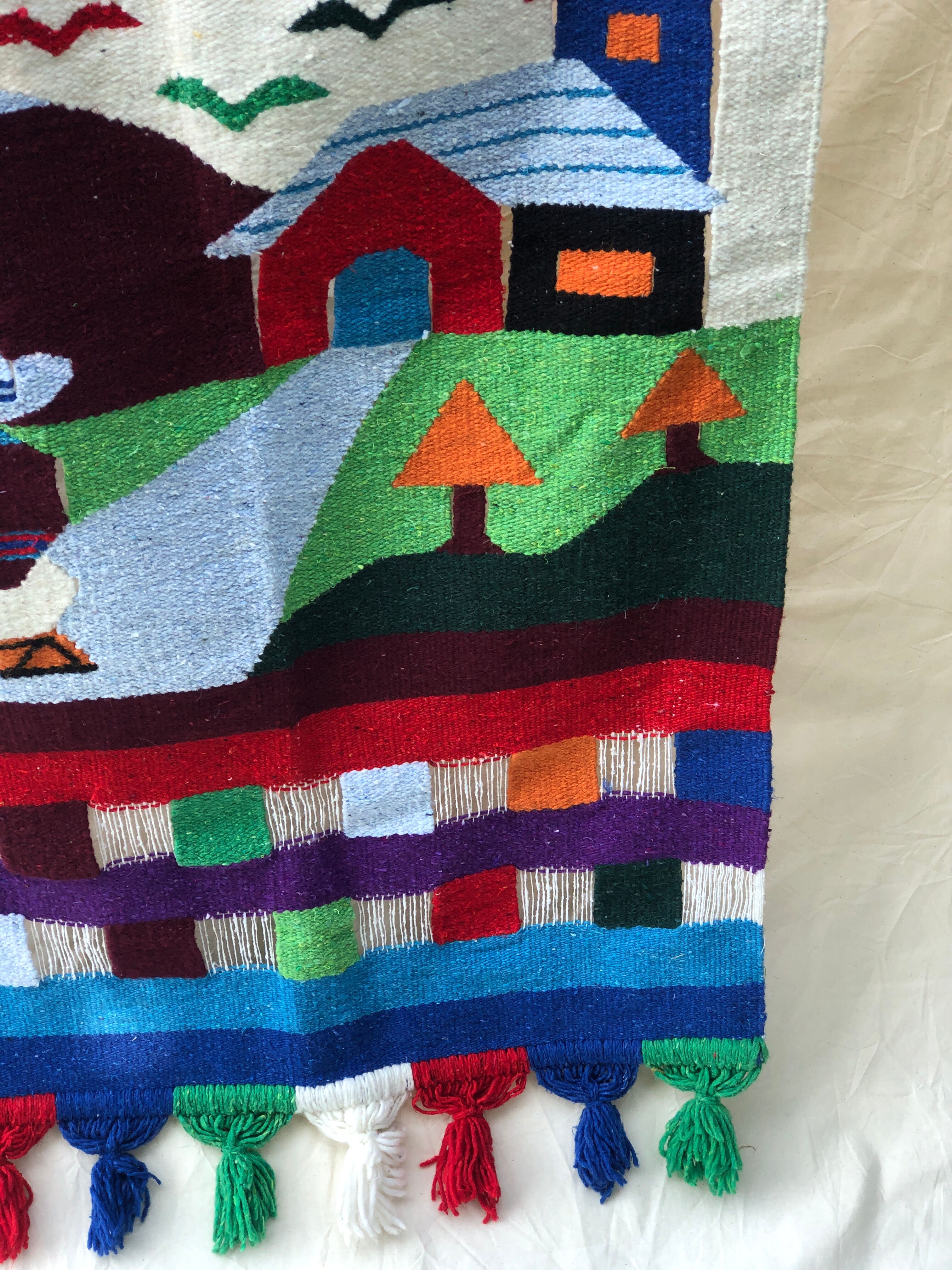 South American colored hanging 130x72.5