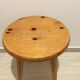 Tabouret rond en bois