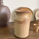 Vintage french stoneware ceramics set – mineral earth