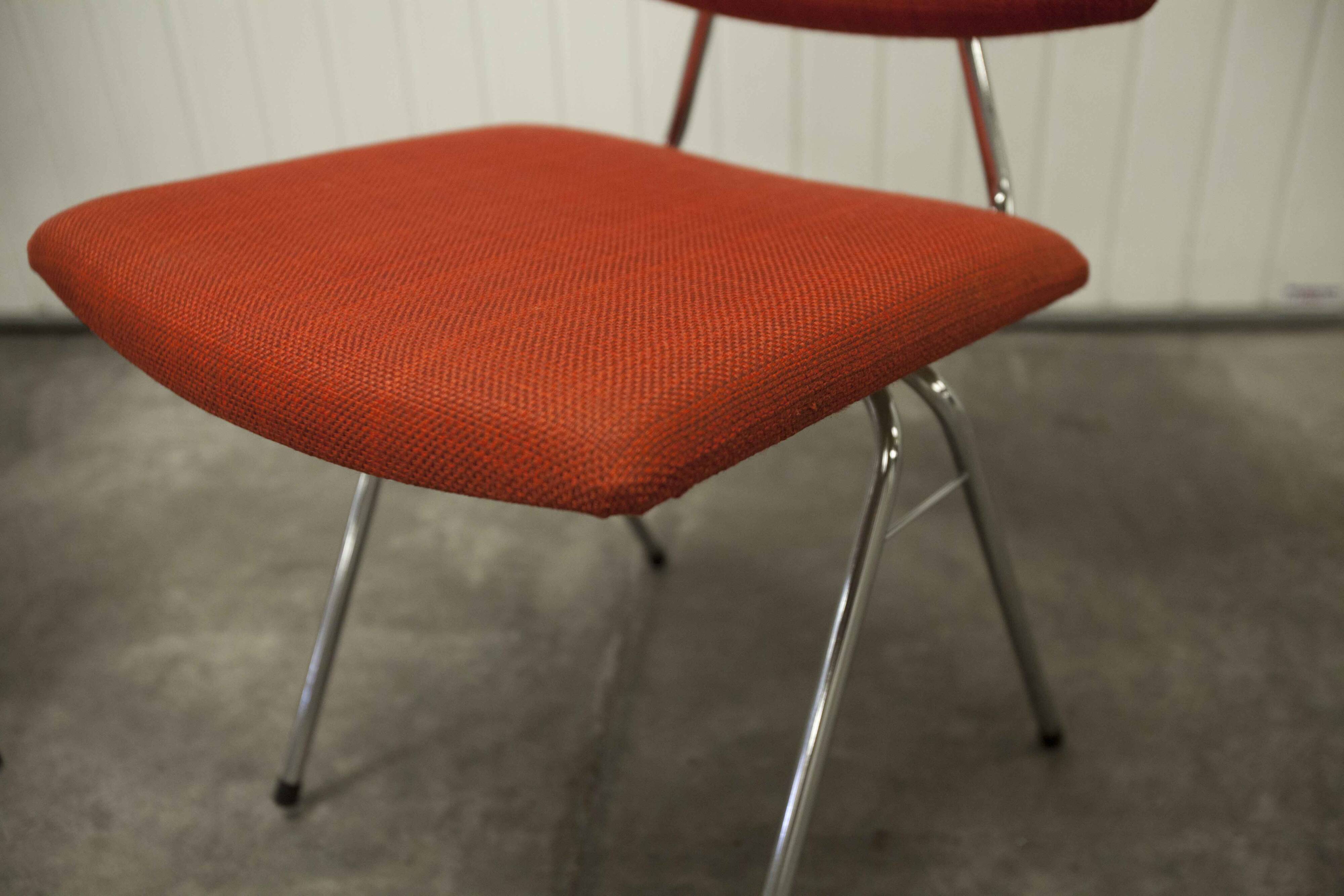 Pair of compass model chairs by Pierre Guariche for Les Huchers-Minvielle France 1955