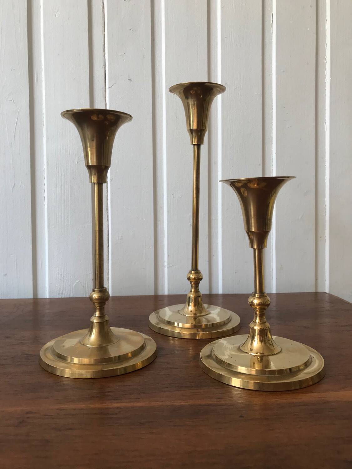 Trio of candle holders