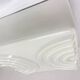 Mid-Century Milk Glass Flush Mount or Wall Light, Czechoslovakia, 1970s