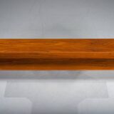 Mid-century modern teak wall shelf by Walter Wirtz for Wilhelm Renz, Germany, 1960s